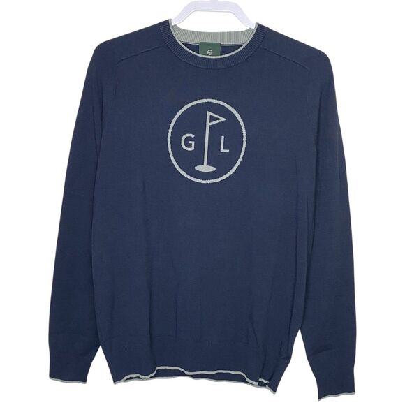 AG Adriano Goldschmied Other - AG Adriano Goldschmied Sweater Mens M Blue Golf Preppy Pullover Lightweight NEW